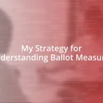 My Strategy for Understanding Ballot Measures